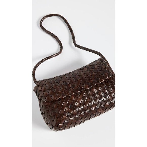 Loeffler Randall Billie Flap Shoulder Bag in Chocolate Womens Purse Handbag - Picture 1 of 16
